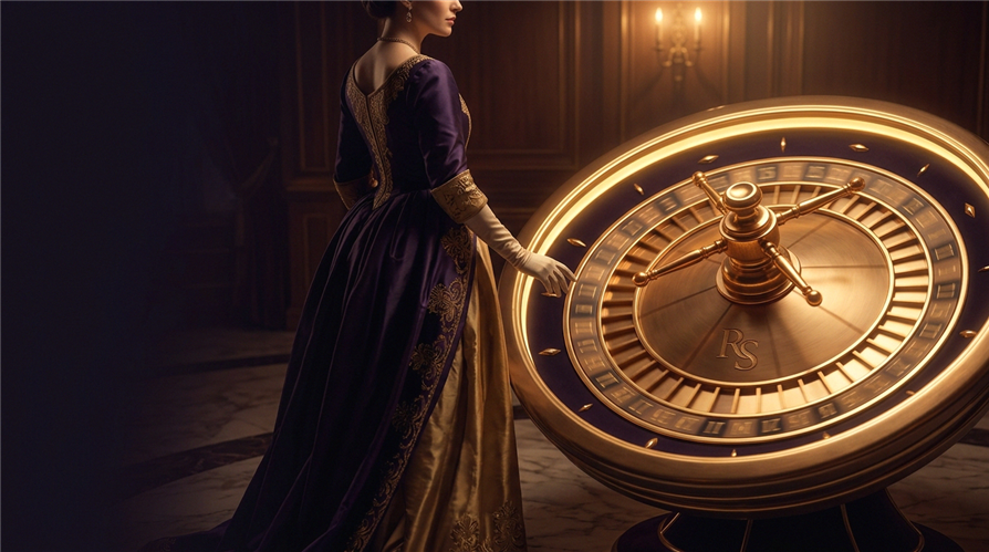 colorful casino slot machine symbols spinning